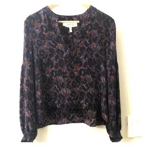 Derek Lam 10 Crosby Printed Silk Blouse